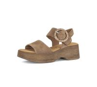 Gabor Sandalias de plataforma para mujer, sandalias de mujer, Peanut 18, 38 EU