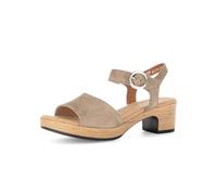 Gabor Sandalias de plataforma para mujer, sandalias de mujer, sandalias moderadas de ancho múltiple (G), Sesamo 34, 38 EU