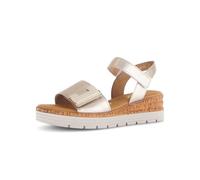 Gabor Sandalias de plataforma para mujer, sandalias de mujer, sandalias moderadas de ancho múltiple (G), Polvo 82, 37 EU