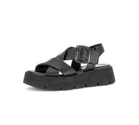 Gabor Sandalias de plataforma para mujer, sandalias para mujer,Mejor ajuste, Negro 27., 38 EU