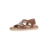Gabor Sandalias de plataforma para mujer, sandalias para mujer, talla media (G), Coñac 24, 42 EU