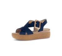 Gabor Sandalias de tiras para mujer, sandalias de mujer, Azul 16, 43 EU