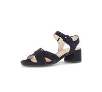 Gabor Sandalias de tiras para mujer, sandalias de mujer, Azul oscuro 46, 38 EU