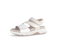 Gabor Sandalias de tiras para mujer, sandalias de mujer, Bianco 80, 37.5 EU