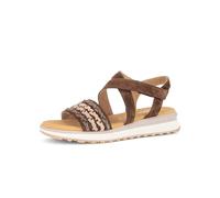 Gabor Sandalias de tiras para mujer, sandalias de mujer, Cacao 31, 43 EU