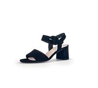 Gabor Sandalias de tiras para mujer, sandalias de mujer, Negro 17., 40.5 EU