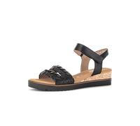 Gabor Sandalias de tiras para mujer, sandalias de mujer, Negro 27., 39 EU
