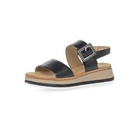 Gabor Sandalias de tiras para mujer, sandalias de mujer, Negro 57., 43 EU