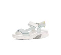 Gabor Sandalias de trekking para mujer, sandalias de mujer, Menta Blanco 53, 40 EU