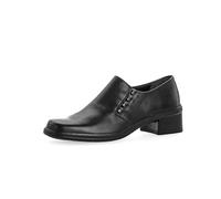 Gabor Sport - Mocasines Mujer, Black Leather, 40.5 EU