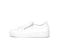Gabor Zapatillas bajas 6010.02 para mujer y adulto con cremallera ancha F, Blanco, 42 EU