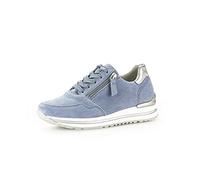 Gabor Zapatillas bajas para mujer, Azul Plata 86, 38 EU Ancho