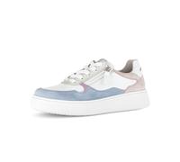 Gabor Zapatillas bajas para mujer, Blanco Azul 54, 37.5 EU X-Weit
