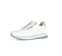 Gabor Zapatillas bajas para mujer, Blanco Plata 50, 42.5 EU Ancho