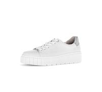Gabor Zapatillas bajas para mujer, Blanco Plata 52, 41 EU Ancho