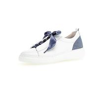 Gabor Zapatillas bajas para mujer, con plantilla suelta, mejor ajuste, para correr, para mujer, color blanco/náutico, 41 EU / 7,5 UK, Blanco Nautic 26, 41 EU