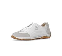 Gabor Zapatillas bajas para mujer, plantilla intercambiable, Blanco 51, 40.5 EU
