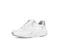 Gabor Zapatillas bajas para mujer, sandalias de mujer, plata blanca 52, 37 EU