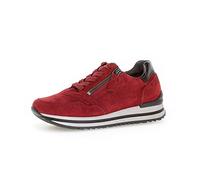 Gabor Zapatillas bajas para mujer, suela intercambiable, cómoda, talla 40,5 UE/7 UK, Rojo Oscuro Ópera Negro 68, 40.5 EU Ancho
