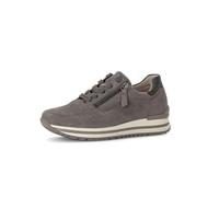 Gabor Zapatillas bajas para mujer, zapatos bajos para mujer, cómodos, ancho múltiple (H), Marrón Smog 20, 38 EU Weit