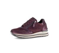 Gabor Zapatillas bajas para mujer, zapatos bajos para mujer, cómodos, ancho múltiple (H), Merlot Kombi 38, 44 EU Weit