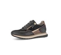 Gabor Zapatillas bajas para mujer, zapatos bajos para mujer, cómodos, ancho múltiple (H), Negro Whisky 67, 37.5 EU Weit