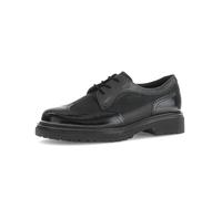 Gabor Zapatillas de mujer con cordones, Negro Asfalto 17, 37.5 EU Weit