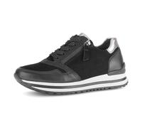 GABOR Zapatillas deportivas bajas negro / plata Mujer GABOR 37 negro / plata