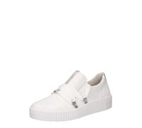 Gabor Mujer Mocasines, señora Zapatillas,Pantuflas,Plantilla Desmontable,Zapato Informal,Slip-on,Moda,Blanco (Weiss/Silber),39 EU / 6 UK