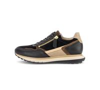 Gabor Zapatillas para mujer 6029.01, Black Whisky Gold, 43 EU Weit