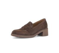 Gabor Zapatillas y mocasín para mujer 4007.01 en piel rugosa marrón, marrón, 38.5 EU
