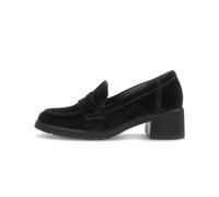 Gabor Zapatillas y mocasín para mujer 4007.01 en piel rugosa negra, Negro , 37.5 EU