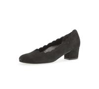Gabor Zapatos clásicos de las mujeres, Zapatos de tacón de mujer,Moderado ancho múltiple (G), Negro 47., 38 EU