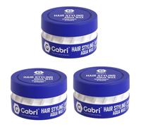 Gabri Pro Hair Styling Aqua Wax Bubblegum Strong 3 x 150 ml | Sujeción flexible para peinados expresivos | moldea y define el cabello