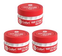 Gabri Pro Hair Styling Aqua Wax Ultra Strong Shine 3 x 150 ml | Potente cera de peinado con agarre ultra fuerte | acabado de alto brillo