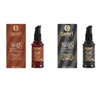 Gabri Professional Juego de 2 aceites para barba, 75 ml cada uno, aceite Argan Oil & Collagen, aceite de cuidado para barba de hombre