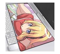 Gabriel Dropout Alfombrilla Raton Anime Gaming Mouse Pad XXL 900x400x3 mm,Impermeable con 3mm Base de Goma Antideslizante,Special-Textured Superficie para Ordenador, PC y Laptop, H
