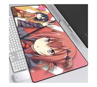 Gabriel Dropout Alfombrilla Raton Anime Gaming Mouse Pad XXL 900x400x3 mm,Impermeable con 3mm Base de Goma Antideslizante,Special-Textured Superficie para Ordenador, PC y Laptop, E