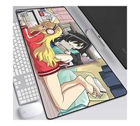 Gabriel Dropout XL Anime Alfombrilla para ratón 700 x 300 mm - Speed Gaming Mousepad - Mouse Pad para Ordenador - 3mm Goma Antideslizante, para Gamers Ordenador, PC y Laptop,A