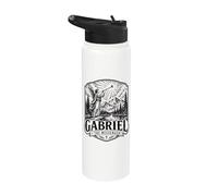 Gabriel El Arcángel Mensajero Cristiano Ángel Escena Stainless Steel Insulated Water Bottle