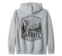 Gabriel El Arcángel Mensajero Cristiano Ángel Escena Sudadera con Capucha