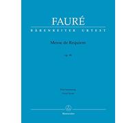 Gabriel faure : messe de requiem op. 48 - choeur mixte [satb - reduction de piano