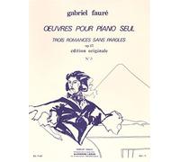 Gabriel Fauré: Romances Sans Paroles Op.17 No.3 In A Flat. Partituras para Piano