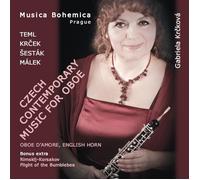 Gabriela Krcková Czech Contemporary Music for Oboe (CD) Album (Importación USA)