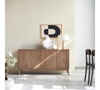 Gabrielle - Aparador de mango macizo de 160 cm H 81 x B 160 x T 40 cm