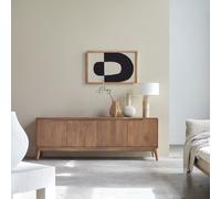 Gabrielle - Mueble para TV de mango macizo de 160 cm H 56 x B 160 x T 40 cm