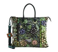 Gabs bolso de hombro G3 Plus Tote Bag L Ricamo Fiore Verde