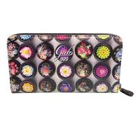 Gabs Gmoney17 - Cartera de piel con cremallera con diseño de plantas suculentas 593, multicolor, S, Contemporáneo