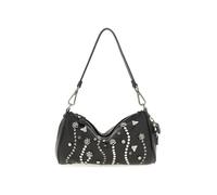 Gabs Pepita Bolsa de hombro Piel natural 20 cm Con asa expansible negro