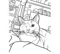 Gabu and Friends: Gabu the 1 Eyed Cat and his crazy friends - Coloring Book
